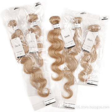 "Ready Stock" Human hair extension body wave 100% 613 mink brazilian virgin indian remy human hair cuticle aligned bundles
